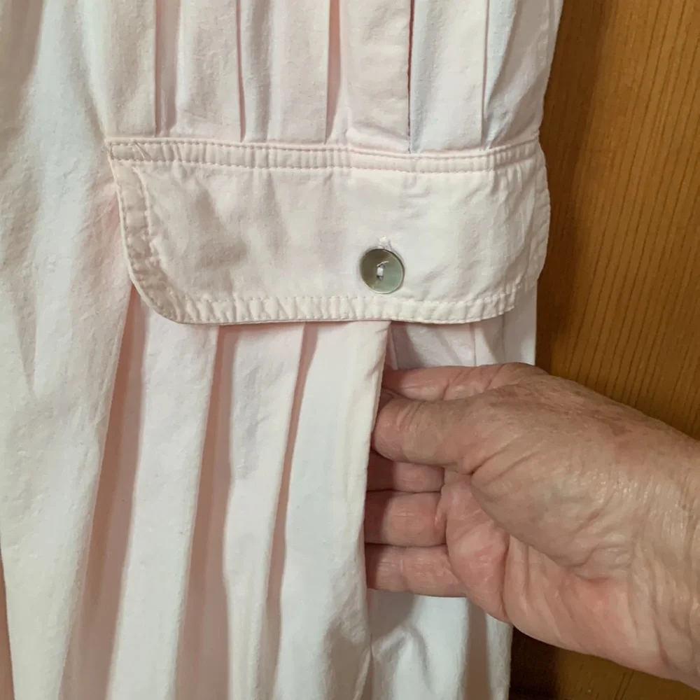 Vintage 50s Cotton Shirtwaist Dress - Picture 5 of 8